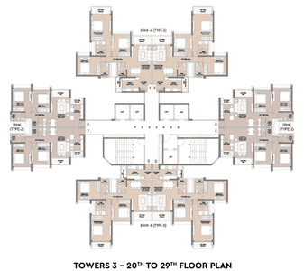 Project Image of 665.43 - 959.18 Sq.ft 2 BHK Apartment for buy in Sunteck Sky Park
