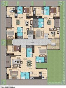 Project Image of 0.0 - 912.0 Sq.ft 3 BHK Apartment for buy in Modispaces Montreal