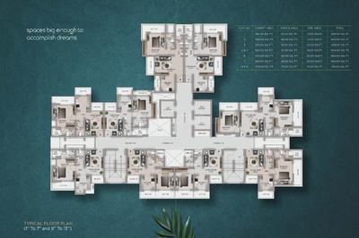 Project Image of 408.0 - 492.02 Sq.ft 1 BHK Apartment for buy in Sarvoday Greens Phase 1 Building No 1