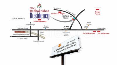 Project Image of 1400.0 - 1960.0 Sq.ft 3 BHK Villa for buy in Bhojpal Shri Radha Krishna Residency Phase II