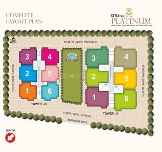 Project Image of 1192.25 - 2079.42 Sq.ft 2 BHK Apartment for buy in Om Shree Platinum