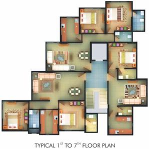Project Image of 0.0 - 650.0 Sq.ft 2 BHK Apartment for buy in V3 117 Residency