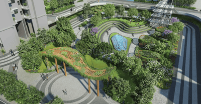 Project Image of 857.99 - 1003.3 Sq.ft 3 BHK Apartment for buy in Dosti Greenscapes Phase 5