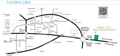 Project Image of 1514 Sq.ft 3 BHK Apartment / Flat for sale in Isnapur for Rs. 7200000