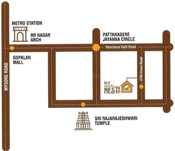 Project Image of 1015.0 - 1350.0 Sq.ft 2 BHK Apartment for buy in S L V Ideal Nest
