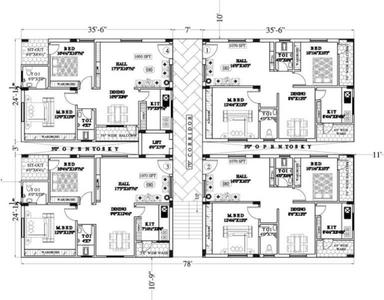 Project Image of 1050.0 - 1070.0 Sq.ft 2 BHK Apartment for buy in Srinivasa Residency