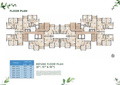 Project Image of 917.0 - 1218.0 Sq.ft 2 BHK Apartment for buy in Shapoorji Pallonji Joyville Western Heights