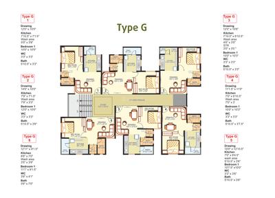 Project Image of 630.0 - 1026.0 Sq.ft 1 BHK Apartment for buy in Art Shree Vishnudhara Homes