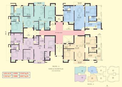 Project Image of 1005.0 - 1368.0 Sq.ft 2 BHK Apartment for buy in Viswams Rajam Manor