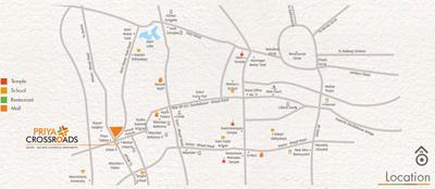 Project Image of 706.0 - 1122.0 Sq.ft 2 BHK Apartment for buy in Priya Crossroads
