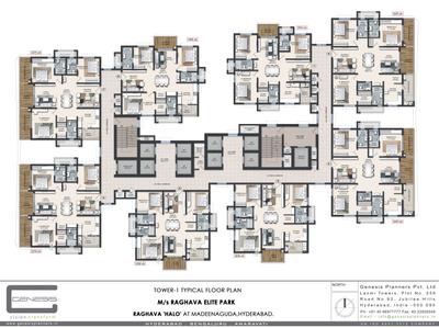 Project Image of 1910 Sq.ft 3 BHK Apartment / Flat for sale in Kondapur for Rs. 18500000
