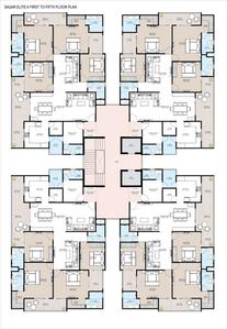 Project Image of 3510.0 - 5300.0 Sq.ft 4.5 BHK Apartment for buy in Sagar Elite 2