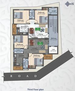 Project Image of 855.0 - 861.0 Sq.ft 2 BHK Apartment for buy in Thansiya Elite Apartments