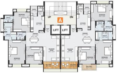 Project Image of 2655 Sq.ft 3 BHK Apartment / Flat for sale in Koteshwar for Rs. 12500000