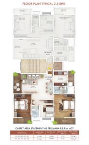 Project Image of 0.0 - 970.0 Sq.ft 2.5 BHK Apartment for buy in Shivsai Fortune Heights