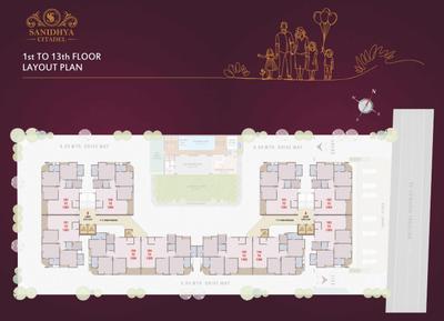 Project Image of 0.0 - 1150.0 Sq.ft 3 BHK Apartment for buy in Sanidhya Citadel