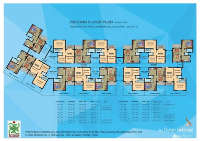 Project Image of 474.0 - 500.0 Sq.ft 1 BHK Apartment for buy in Raj Durga Heritage