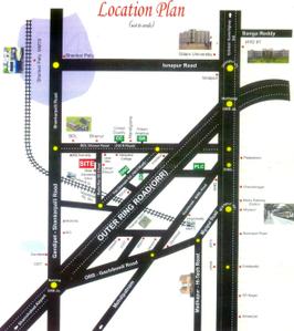Project Image of 1350.0 - 1800.0 Sq.ft Residential Plot Plot for buy in Bhashyam Pioneer County