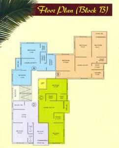 Project Image of 385.0 - 974.0 Sq.ft 1 BHK Apartment for buy in GM Meena Green