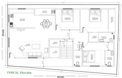 Laavanya R R Temple Bells R R Temple Bells Cluster Plan from 1st to 5th Floor 1