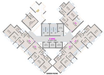 Project Image of 644.31 - 1027.0 Sq.ft 2 BHK Apartment for buy in Neelkanth Palm President
