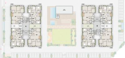 Project Image of 1404.26 - 1608.88 Sq.ft 3 BHK Apartment for buy in BSA Paarijat At Shantigram