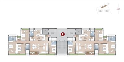Project Image of 2727.0 - 3897.0 Sq.ft 3 BHK Apartment for buy in Shagun Seleste
