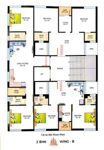 Project Image of 378.03 - 612.04 Sq.ft 2 BHK Apartment for buy in Mahavir Kasturi Wing B