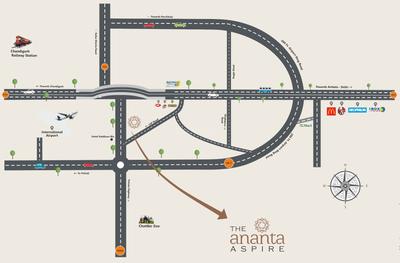 Project Image of 1843.0 - 3254.0 Sq.ft 3 BHK Apartment for buy in The Ananta Aspire