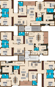 Project Image of 2467.0 - 2990.0 Sq.ft 3 BHK Apartment for buy in Pricol Aquitaine