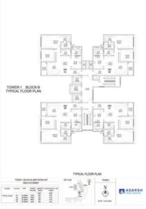 Project Image of 1310.0 - 1860.0 Sq.ft 2 BHK Apartment for buy in Adarsh Park Heights Phase 1