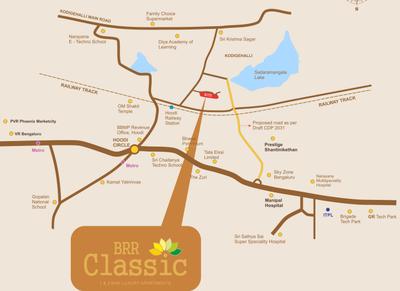 Project Image of 528.0 - 1105.0 Sq.ft 1 BHK Apartment for buy in BRR Hallmark Classic Phase I