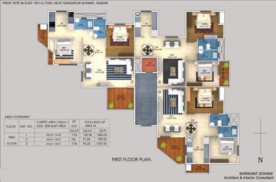 Project Image of 600.95 - 650.46 Sq.ft 2 BHK Apartment for buy in G K Samarth Gaurav