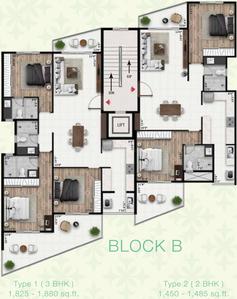 Project Image of 907.0 - 1715.0 Sq.ft 2 BHK Apartment for buy in Legacy Calista