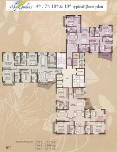 Project Image of 2700.0 - 6700.0 Sq.ft 4 BHK Apartment for buy in Orbit Sky Gardens