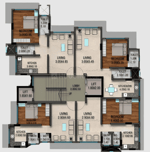 Project Image of 340.89 - 454.88 Sq.ft 1 BHK Apartment for buy in Kadri Residency Phase 1