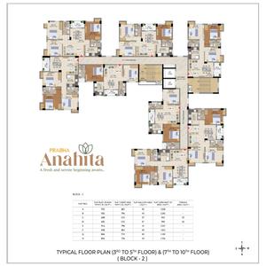 Project Image of 669.0 - 932.0 Sq.ft 2 BHK Apartment for buy in Prabha Anahita