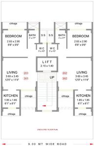 Project Image of 406.0 - 432.0 Sq.ft 1 BHK Apartment for buy in Pacific Gokul Dham