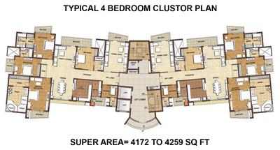 Project Image of 2520.0 - 4259.0 Sq.ft 4 BHK Apartment for buy in Omaxe The Forest Spa