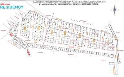 Naveen Residency Layout Plan 1