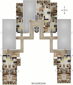 Project Image of 743.0 - 1422.0 Sq.ft 1 BHK Apartment for buy in Kent Baywatch Suites