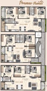 Project Image of 1300.0 - 1460.0 Sq.ft 3 BHK Apartment for buy in Parichay Pranav Homes
