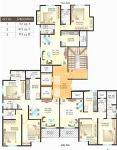 Project Image of 736.0 - 1460.0 Sq.ft 2 BHK Apartment for buy in Cosmos Merry Park