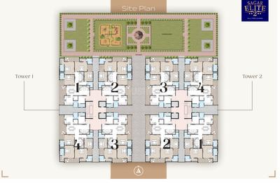 Project Image of 3510.0 - 5300.0 Sq.ft 4.5 BHK Apartment for buy in Sagar Elite 2