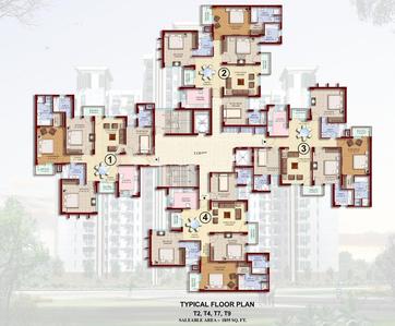 Project Image of 0.0 - 1855.0 Sq.ft 3.5 BHK Apartment for buy in Parsvnath Pleasant