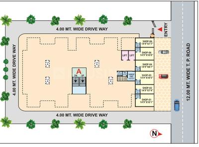 Project Image of 328.51 - 358.87 Sq.ft 1 BHK Apartment for buy in Ruchi Kesar Residency