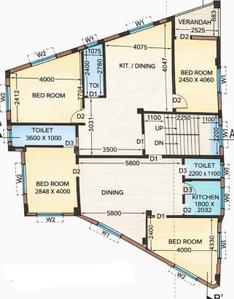 Project Image of 838.0 - 1025.0 Sq.ft 2 BHK Apartment for buy in Pacific Nest