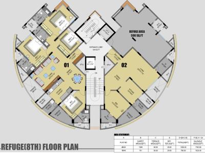 Project Image of 1024.0 - 1788.8 Sq.ft 1 BHK Apartment for buy in Kirti Crest Avenue