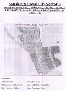 Pushpa Sanskruti Royal City Sector S Layout Plan 1