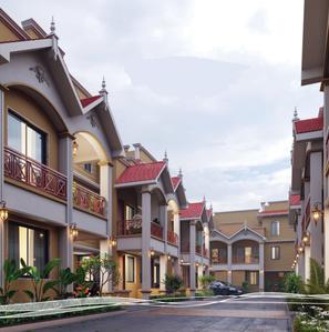 Shreeja Vatrika Villa Elevation 1